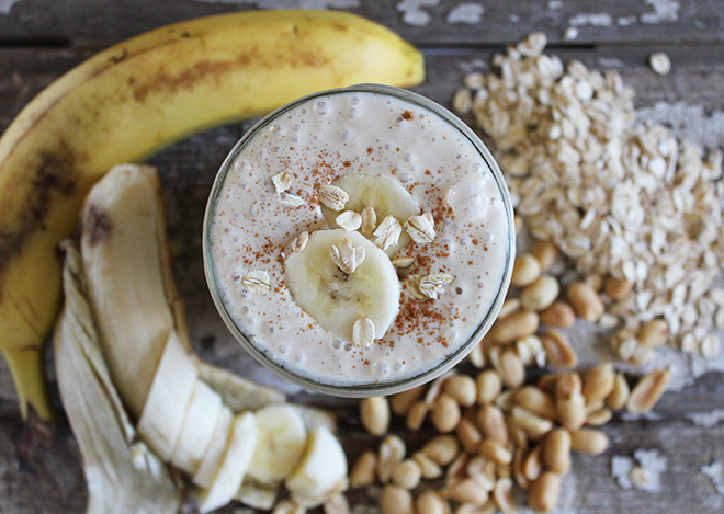 oat banan smoothie